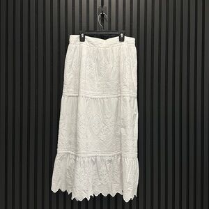 Jason Wu White Eyelet Skirt